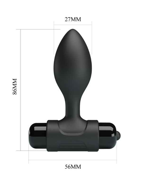 Plug Anal Vibrador Sensations