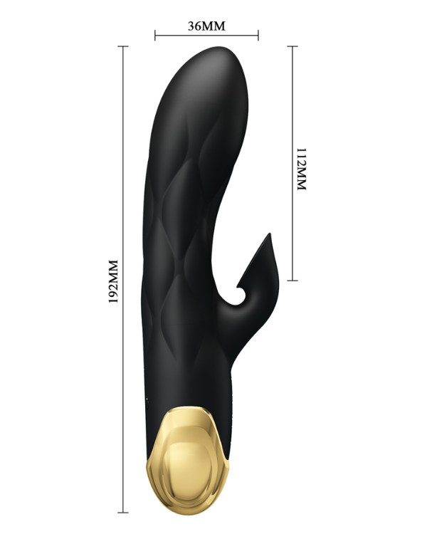 Vibrador Con Succionador Golden Desire