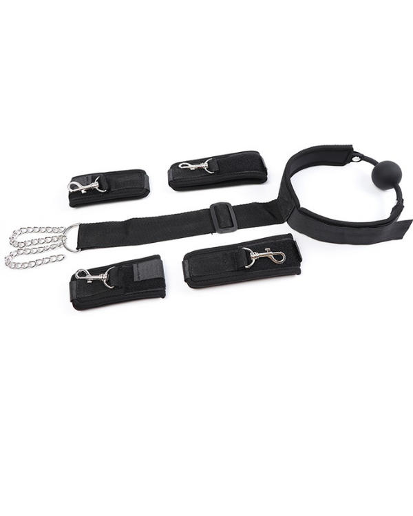 Kit Inmovilizador con Mordaza Control Total y Placer Asegurado