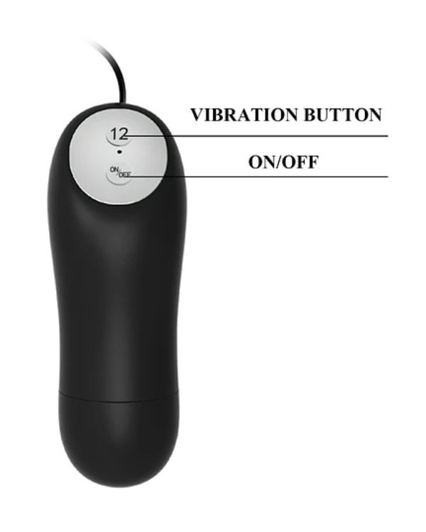 Plug Anal Vibrador Con Control