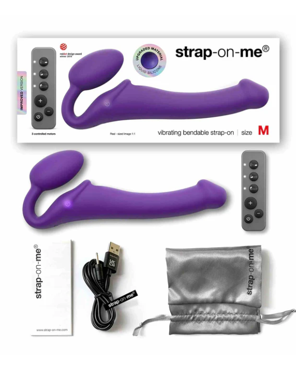 Strap-On Flexible con 3 Motores Potentes – Placer Intenso y Versátil