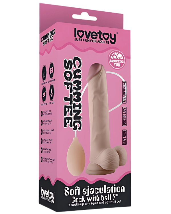 Dildo Squirt Cumming Softee | LOVETOY 22,8 x 4,6 CM