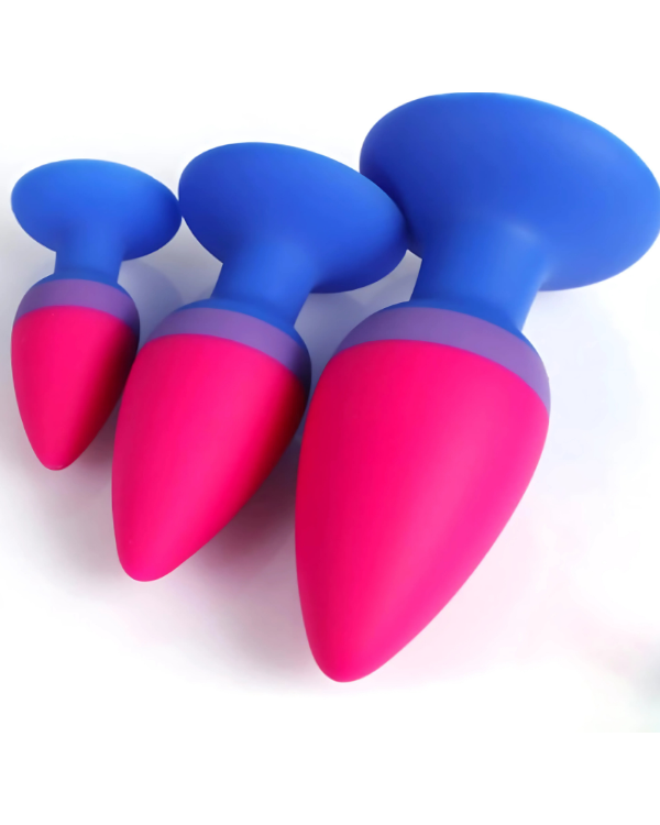 Viaje Anal de Placer Kit Progresivo de 3 Plugs