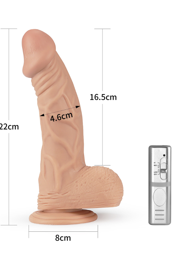 Dildo Vibrador Deluxe Sensación 23 x 4 CM