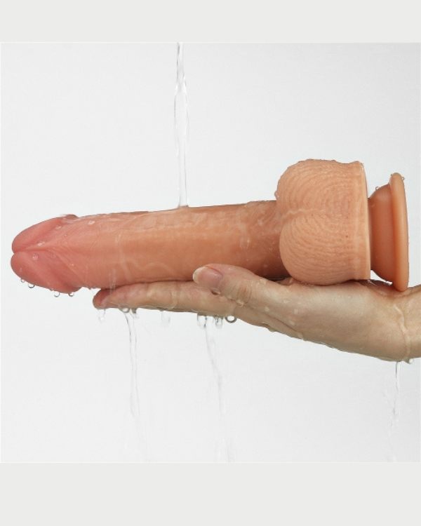 Dildo Giratorio Doble Capa Con Temperatura Nature Cock Anthony 21,5 x 4,2 CM