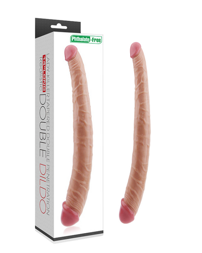 Dildo doble Slim Ultra | KingSized LOVETOY 43CM