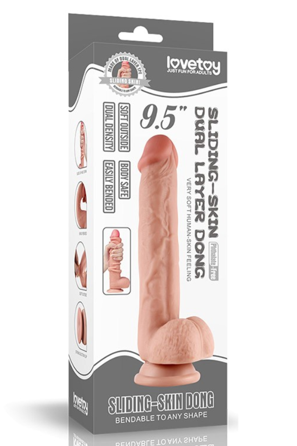 Dildo Realista Soft Touch Doble Densidad 24 x 4,5 CM