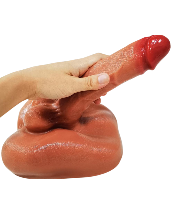 Dildo Realista Premium Con Ano 21 x 4,5 CM