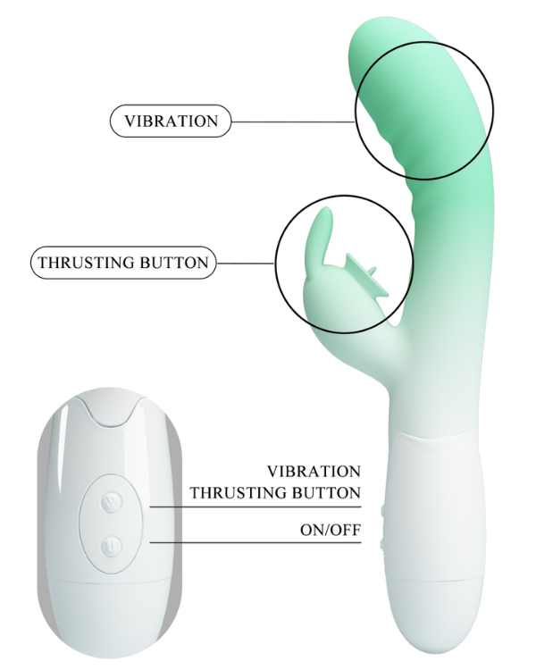 Vibrador Conejo 30 Vibraciones