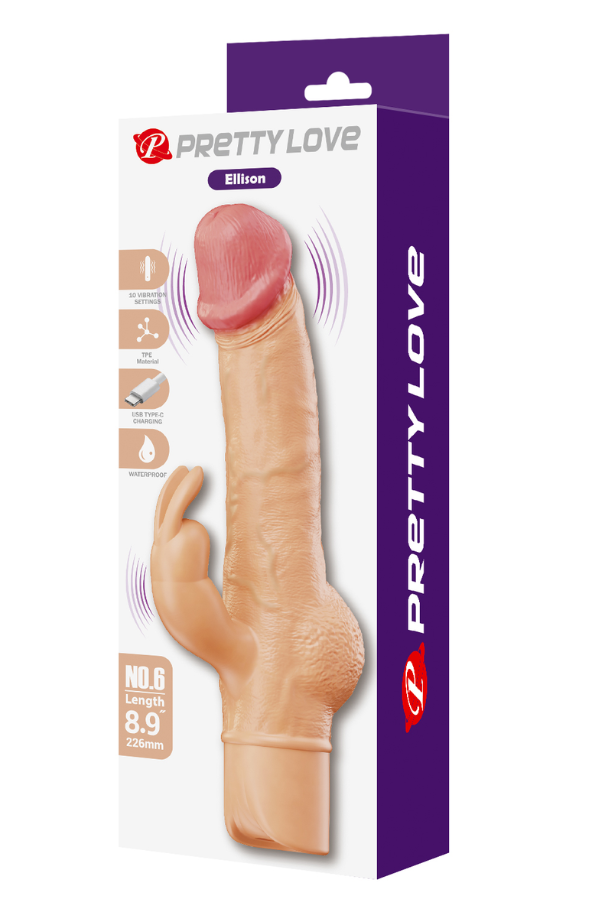 Dildo Vibrador Rabbit -  Doble Estimulación