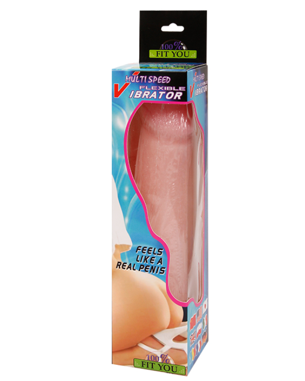 Vibrador Realista con Vibración Ajustable 23.5 x 4.3 CM