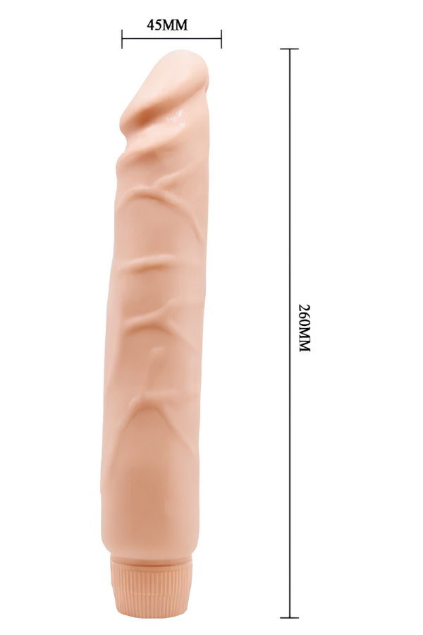 Dildo Con Vibración Monster 26 x 4,5 CM