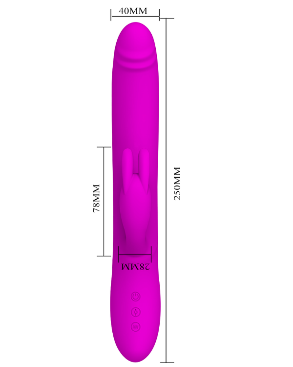 Vibrador Bunny Thrust Sube y Baja