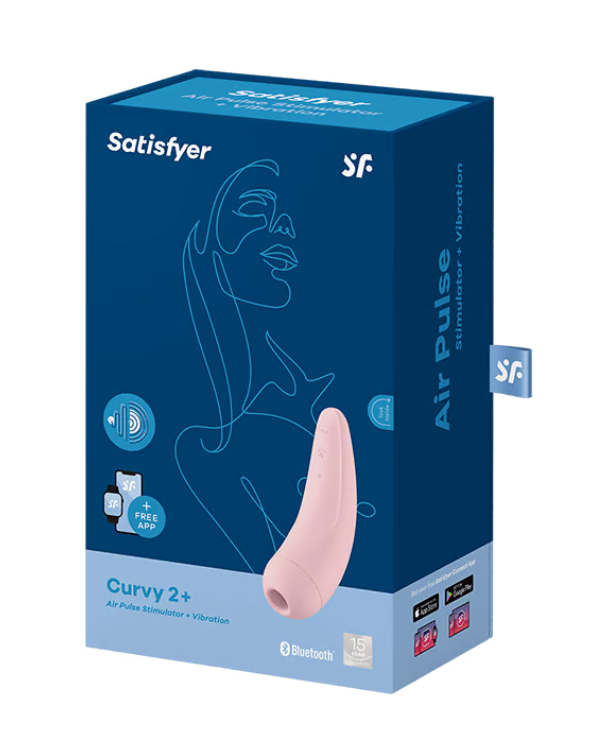Satisfyer Succionador Vibrador Curvy 2+ Con Aplicación