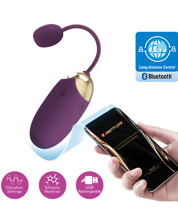 Abner Huevo Vibrador Premium con Control por App