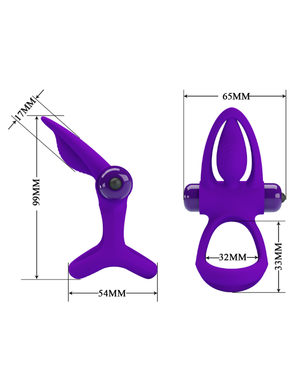 Anillo Vibrador Lenguix Estimulador y Retardante