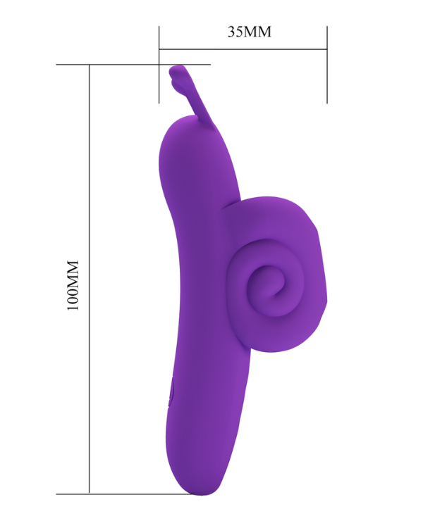 Vibrador Para El Dedo Caracol