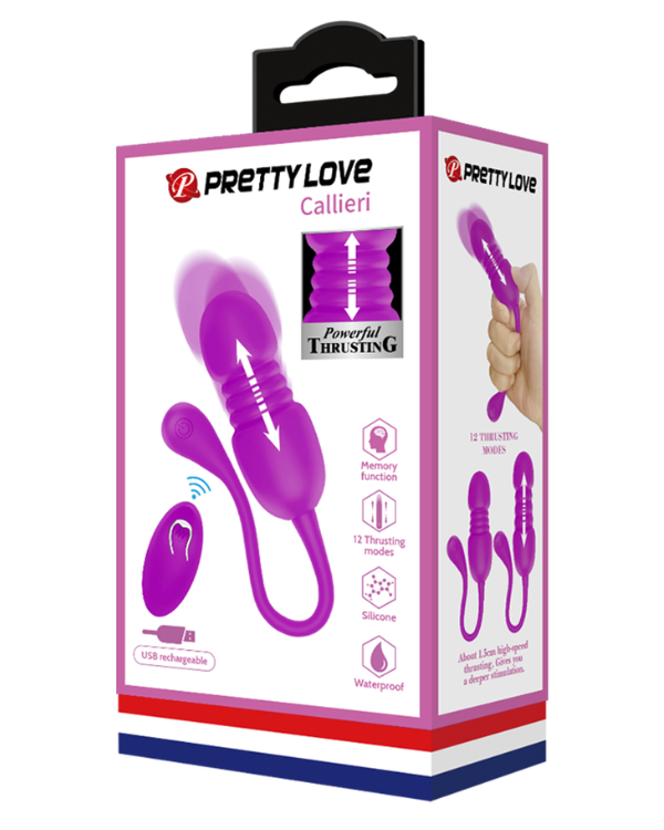 Explosión de Placer Vibrador con Control Remoto y Vibración Profunda