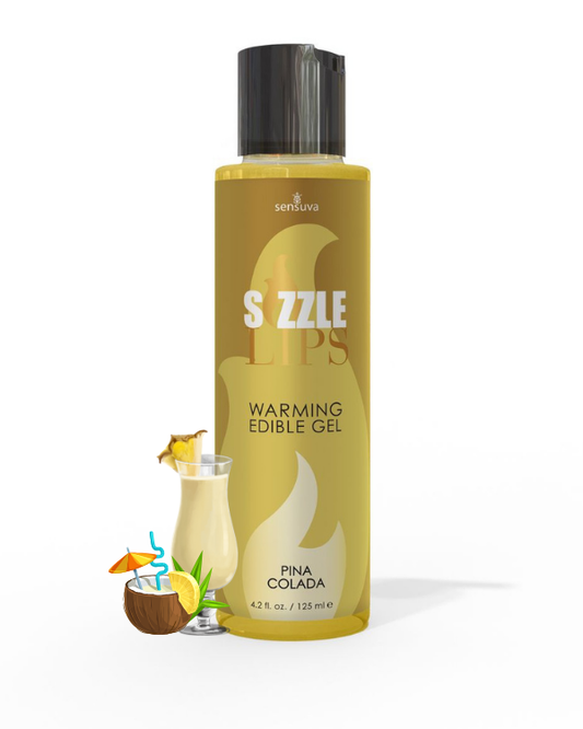 Lubricante Sizzle Piña Colada | Efecto Calor | Comestible 125 Ml