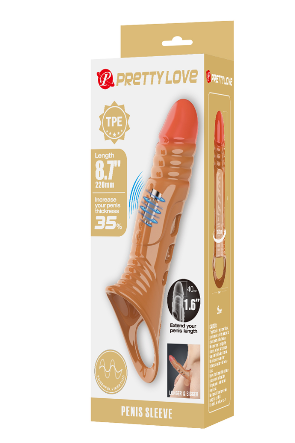 Funda Extensora Vibradora – Más Tamaño Más Placer