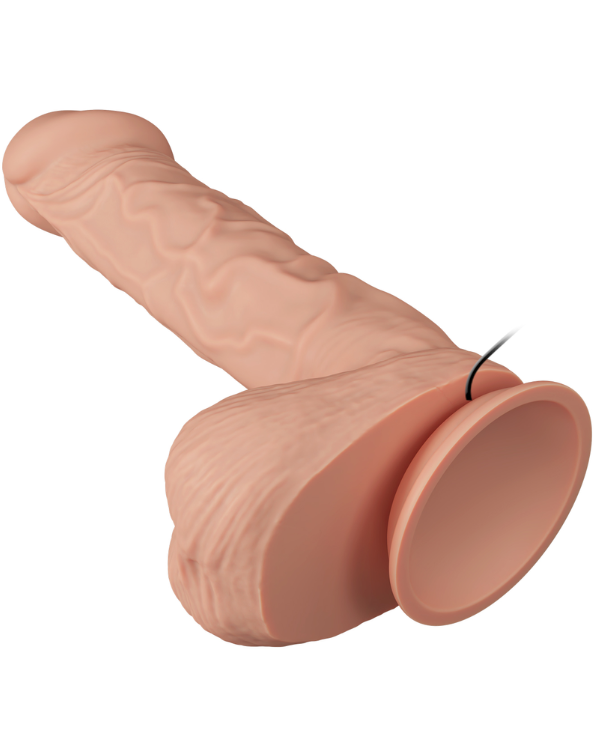 Dildo Con Vibración y Piel Deslizante 26 × 5,5 CM