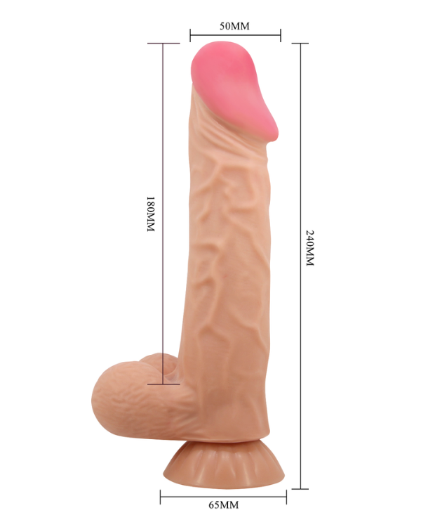 Dildo Realístico Masturbable 24 x 5 CM