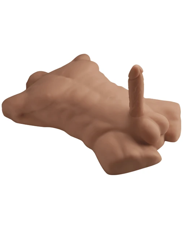 Torso Masculino con Dildo Intercambiable