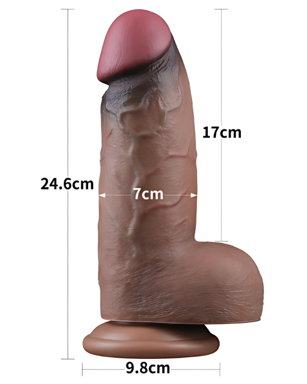 Consolador XXL Premium Nature Cock 24,6 x 7 CM