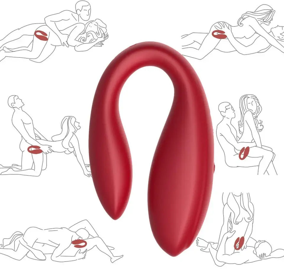 Vibrador Dual | Inalámbrico | con Control Remoto