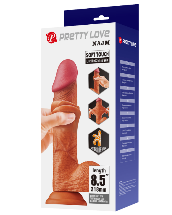 Dildo Realístico Masturbable 21.8 x 4.6 CM