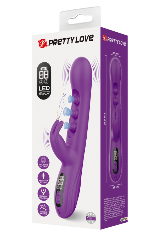 Vibrador Love Sabien con Golpeteo