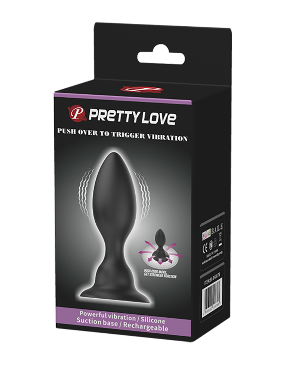 Plug Vibrador Con Base De Succion Recargable