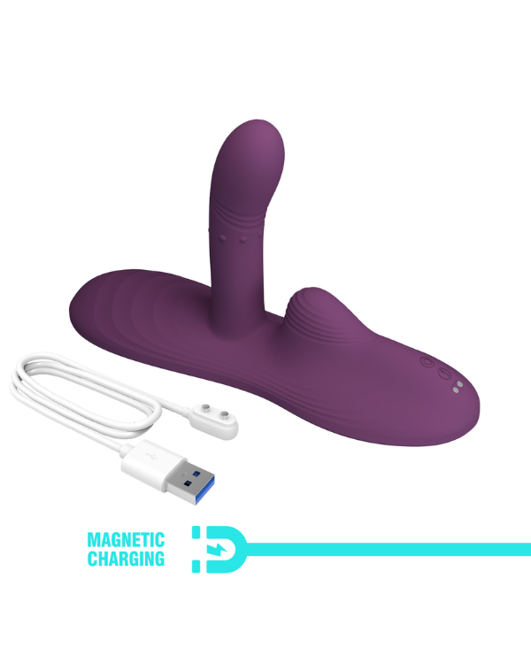 Vibrador Asiento de Silicona con Movimiento, Vibración y Calor