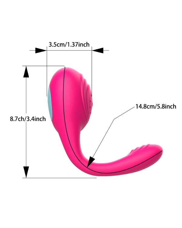 Anillo Vibrador Masculino Recargable con Control Remoto