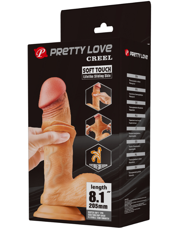 Dildo Masturbable Creel Soft Touch 20,5 x 4,4 CM