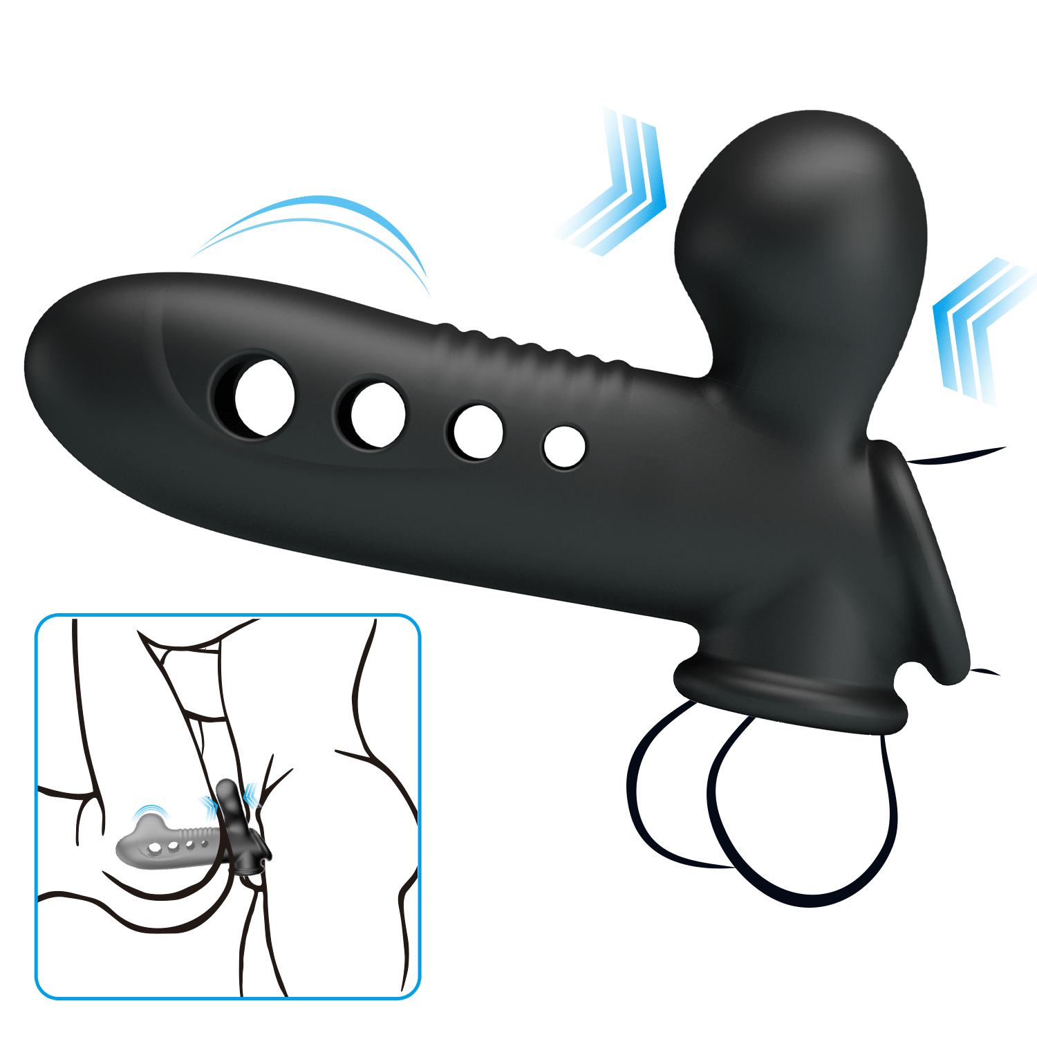 Funda para Pene con Airbag – Grosor Extra y Placer Extendido