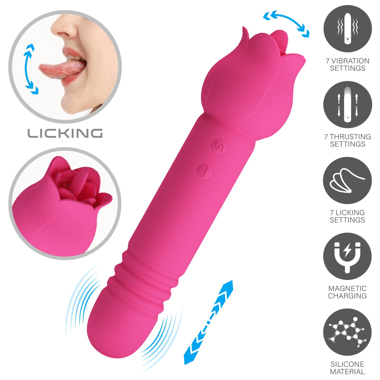 Vibrador Chaley Pink Sensation