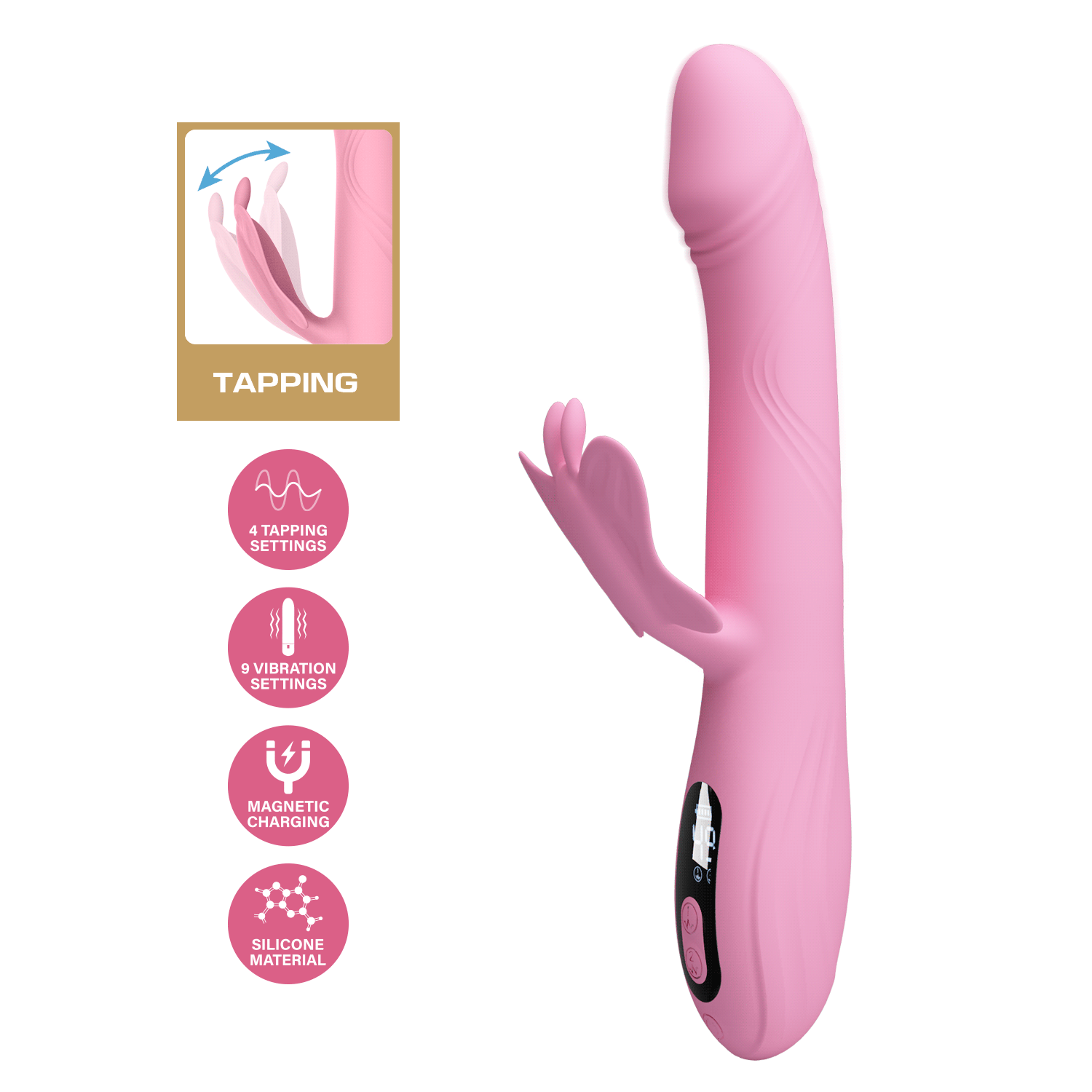 Vibrador Butterfly Tapping