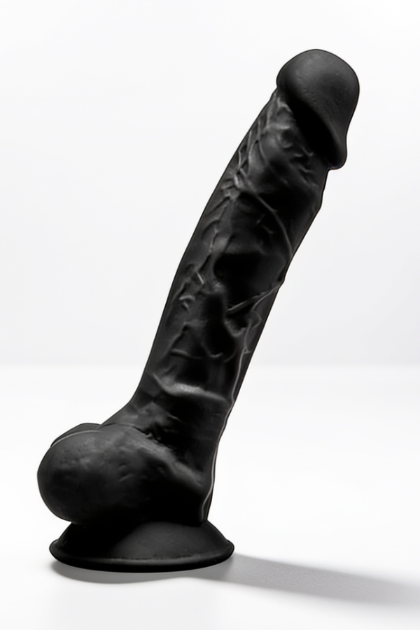 Dildo Black Thermo Reactive 17,5 x 3,8 CM