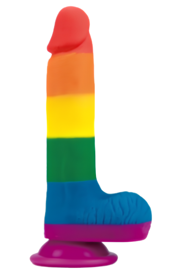 Dildo Pride Arcoíris 19 CM