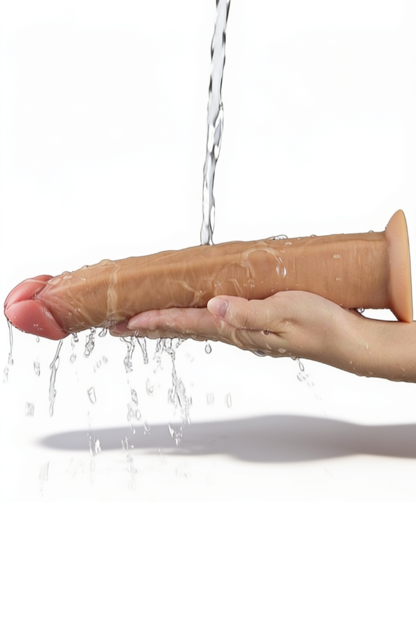 Dildo Realistico De doble Capa Con Rotación y Control Remoto 25,3 x 4,5 CM