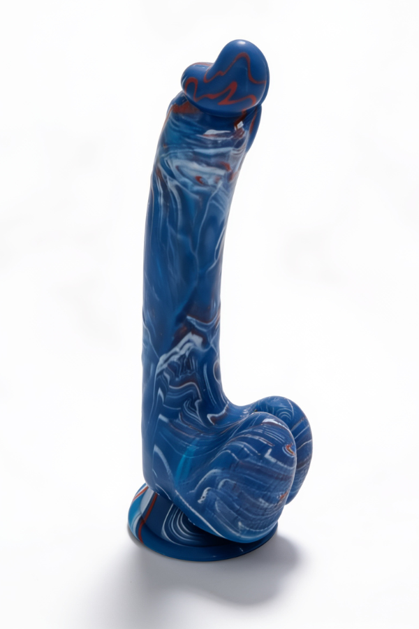 Dildo Capitán América Tu Superhéroe del Placer 18,1 CM