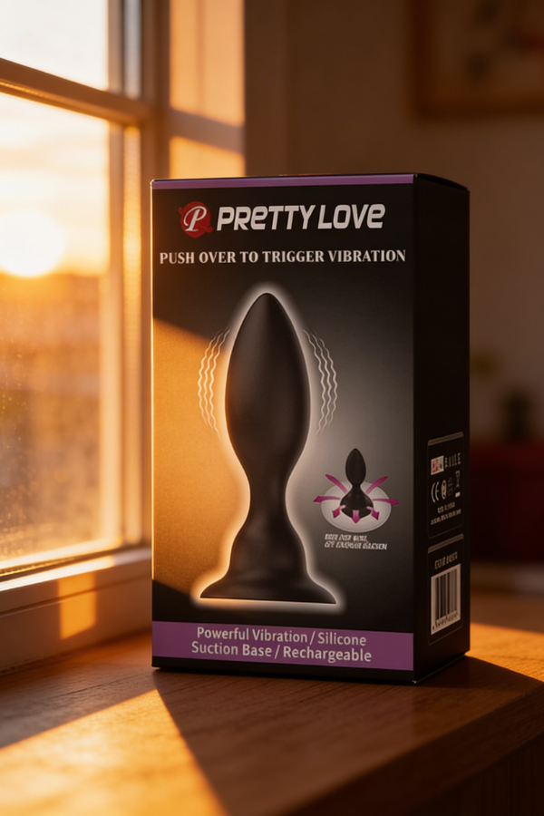 Plug Vibrador Con Base De Succion Recargable