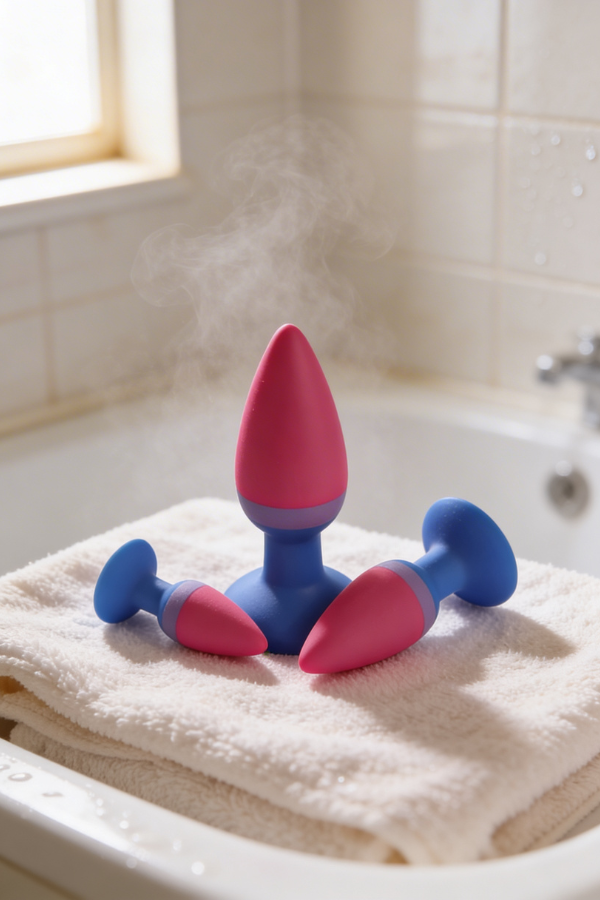 Viaje Anal de Placer Kit Progresivo de 3 Plugs