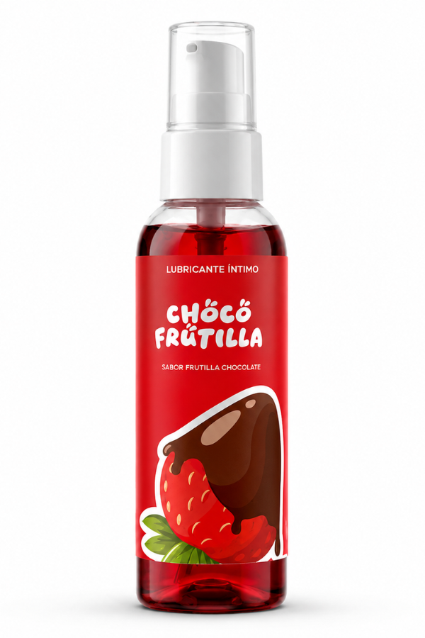 Lubricante Comestible Efecto Calor - Frutilla Chocolate