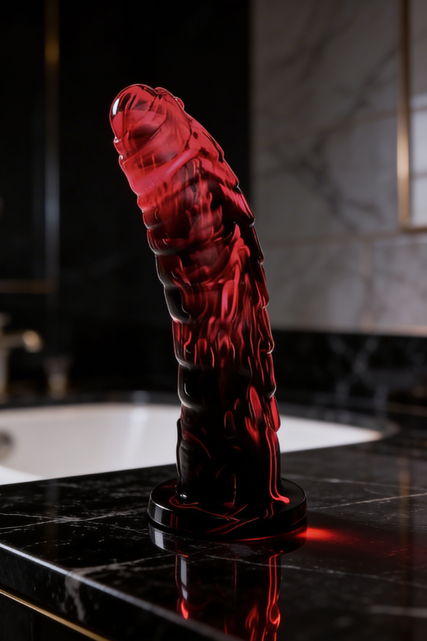 Dildo Caballero Placer Texturizado con Ventosa 18,2 x 4,8 CM