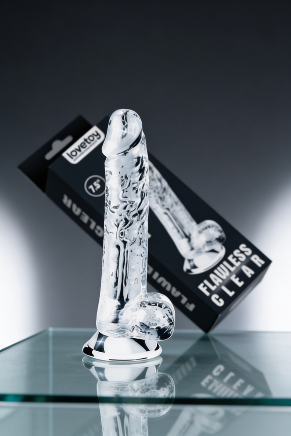 Dildo Transparente Exótico 19 x 3.5 CM