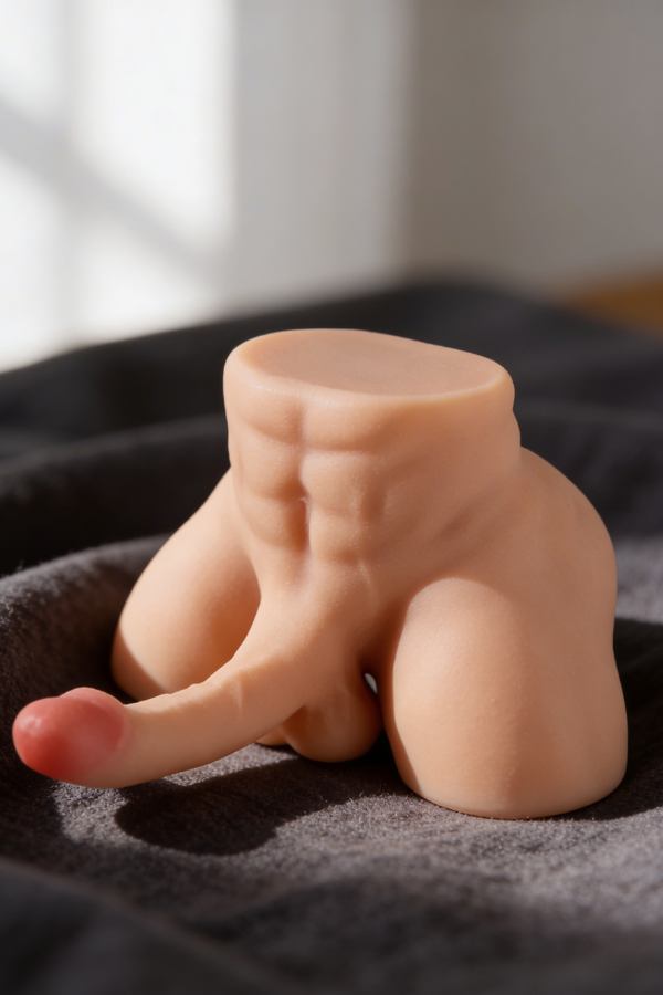 Torso Masculino Realista con Dildo y Ano