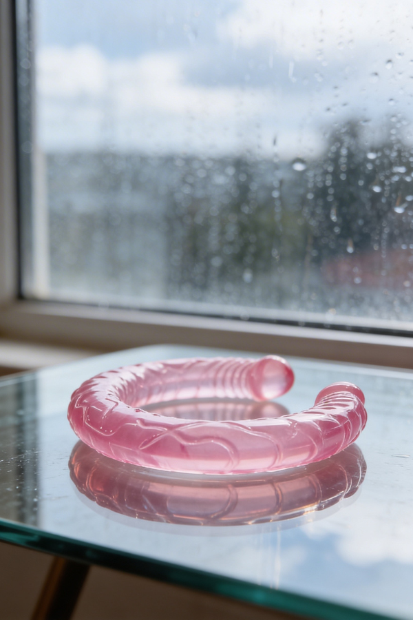 Dildo Flexible Con Doble Cabeza Realista 44 CM