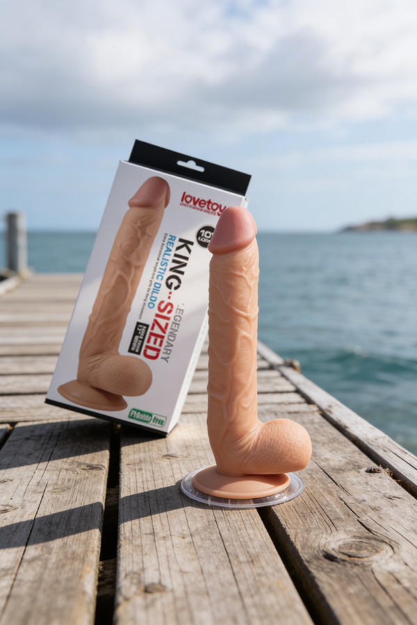 Dildo Realista King Size Premium para Placer Profundo 25.4 x 4.3